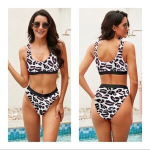 Sexy and Sporty Leopard Tank Bikini